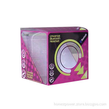 Acetate Folding Gift Box with UV Offset Printing for Packing, Customized Size and Design are Welcome